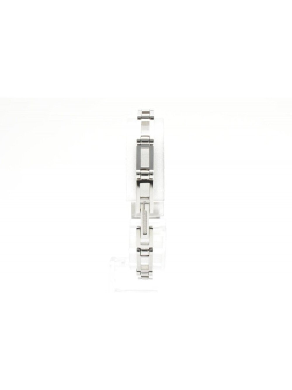 Gucci Watch Quartz Silver Dial Stainless Steel Bracelet Square Case - Picture 8 of 10